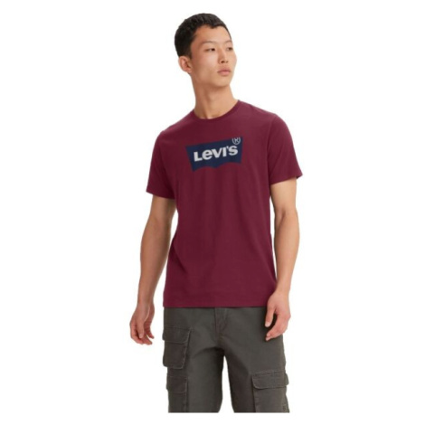 Levi's&reg; GRAPHIC CREWNECK TEE Pánske tričko, vínová, veľkosť