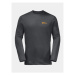 Jack Wolfskin S dlhými rukávmi Essential Longsleeve 1808821 Čierna Regular Fit