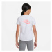 Nike NSW TEE SCOOP RTL Dievčenské tričko, biela, veľkosť