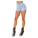 Sexy Highwaist lightwash Jeansshorts denimblue