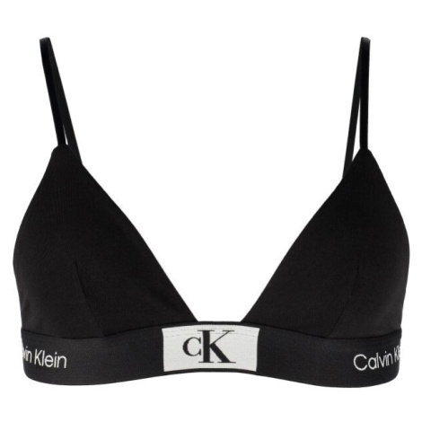 Calvin Klein ´96 COTTON-UNLINED TRIANGLE Dámska podprsenka, čierna, veľkosť
