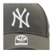47 Brand Šiltovka New York Yankees Mvp B-MVPSP17WBP-CC Sivá
