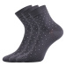 Ponožky LONKA Fiona tmavo šedé 3 páry 115149