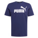 PUMA Funkčné tričko 'Essential'  námornícka modrá / biela
