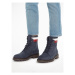 Tommy Hilfiger Outdoorová obuv Corporate Hilfiger Nubuck Boot FM0FM04801 Modrá