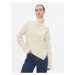 Calvin Klein Sveter Asymetric Modern Cable Sweater K20K206016 Béžová Regular Fit