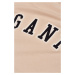 TRIČKO GANT REL LOGO C-NECK T-SHIRT SOFT OAT