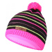 Children's hat Cap 34 black/neon pink