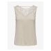 Cream Women's Tank Top with Lace JDY Dodo - Women