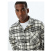 Koton Lumberjack Shirt Long Sleeve Pocket Detail Cotton Blend