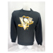 Pittsburgh Penguins pánska mikina Chrome Graphic Crew Sweatshirt Black