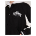 Tommy Jeans Prechodná bunda 'Varsity'  čierna / biela