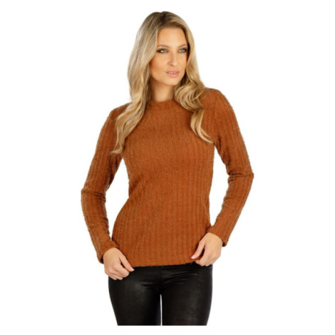 Dámsky škoricový sveter Litex 7E026