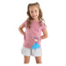 Denokids Tulle Lily Girls Kids T-shirt Shorts Set