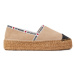 LOVE MOSCHINO Espadrilky JA10553G0IIG0131 Béžová