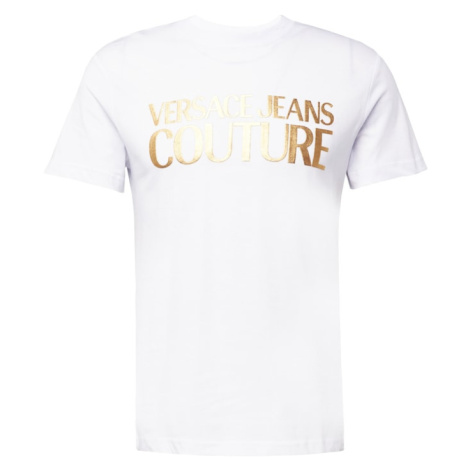 Versace Jeans Couture Tričko  zlatá / biela