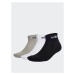 Adidas Ponožky Kotníkové Unisex Linear Ankle Socks Cushioned Socks 3 Pairs IC1304 Sivá