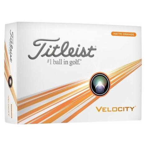 Titleist Velocity 2024 Orange Golfové lopty