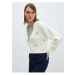 LC Waikiki V-Neck Embroidered Long Sleeve Women's Knitwear Cardigan