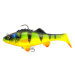 Savage gear gumová nástraha 3d perch rtf fs fire perch - 17,5 cm 96 g