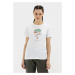 Tričko Camel Active T-Shirt Milk White Aquarell