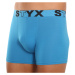 Pánske boxerky Styx long športová guma svetlo modré (U969)