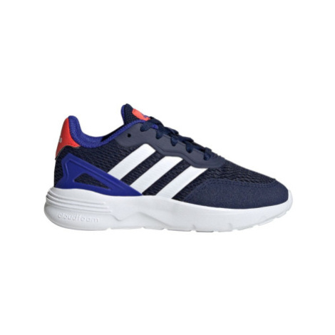 Juniorská športová obuv (tréningová) ADIDAS Nebzed dark blue footwear white lucid blue