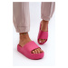 Women's slippers with thick soles Fuchsia Oreithano