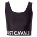 Just Cavalli Top  čierna / biela