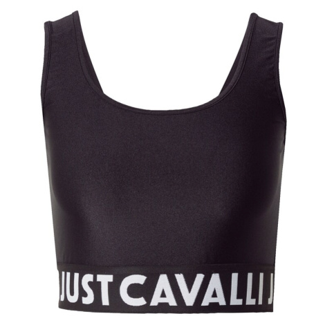 Just Cavalli Top  čierna / biela