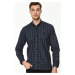 G703 DEWBERRY MEN'S SHIRT-NAVY-KHAKI