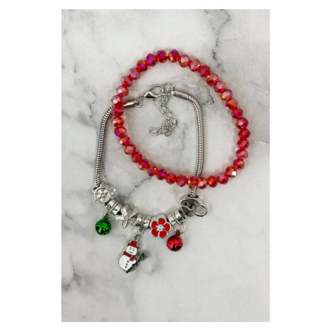 Christmas Bracelet Snowman Broom