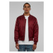 Basic Bomber Jacket burgundy