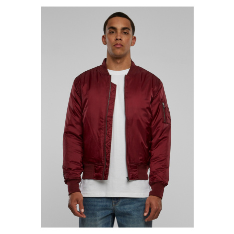 Basic Bomber Jacket burgundy Urban Classics