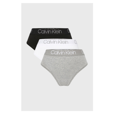 3 PACK Tangá Calvin Klein Body Cotton s vysokým pásom