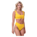 NEBBIA Miami Sporty Bikini vrchný diel Yellow  M