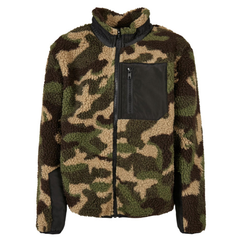 Sherpa woodcamo jacket for boys Urban Classics