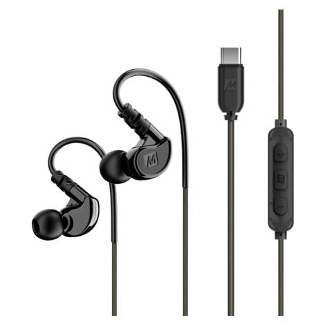 MEE audio M6 Sport USB-C Black Slúchadlá za uši