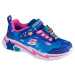 Modro-ružové dievčenské tenisky Skechers Snuggle Sneaks - Skech Squad 302214L-NVMT