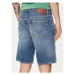 Pepe Jeans Džínsové šortky Relaxed Short Repair PM801074 Modrá Relaxed Fit