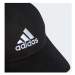 Detská šiltovka ADIDAS BBALL CAP COT BLACK WHITE Kids