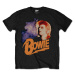 David Bowie tričko Retro Bowie Čierna