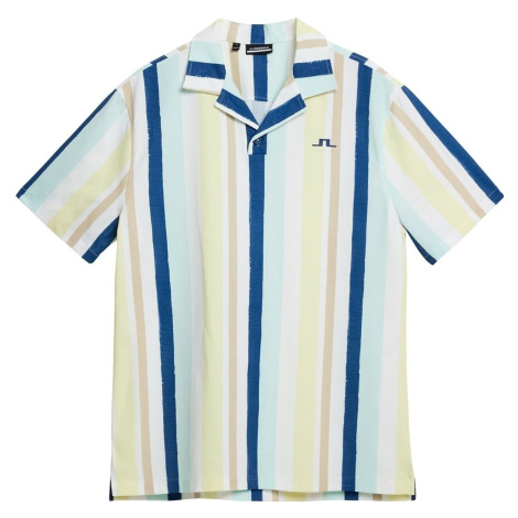 J.Lindeberg Resort Shirt Print Wax Yellow Polo košeľa