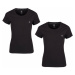 Calvin Klein S/S CREW NECK 2PK čierna - Dámske tričko