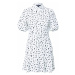 Miss Selfridge Košeľové šaty 'Tiffany'  biela / modrá