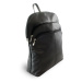 Černý kožený batoh 311-8955-60