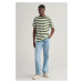 TRIČKO GANT STRIPE SS T-SHIRT PINE GREEN