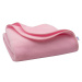 New Baby Detská fleecová deka 100x75, ružová prúžky 1 ks