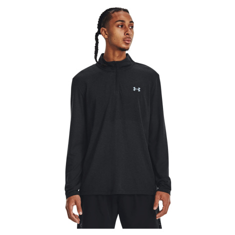 Mikina Under Armour Seamless Stride 1/4 Zip Black