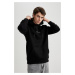 DEFACTO Regular Fit Hooded Printed Kangaroo Pocket Sweatshirt